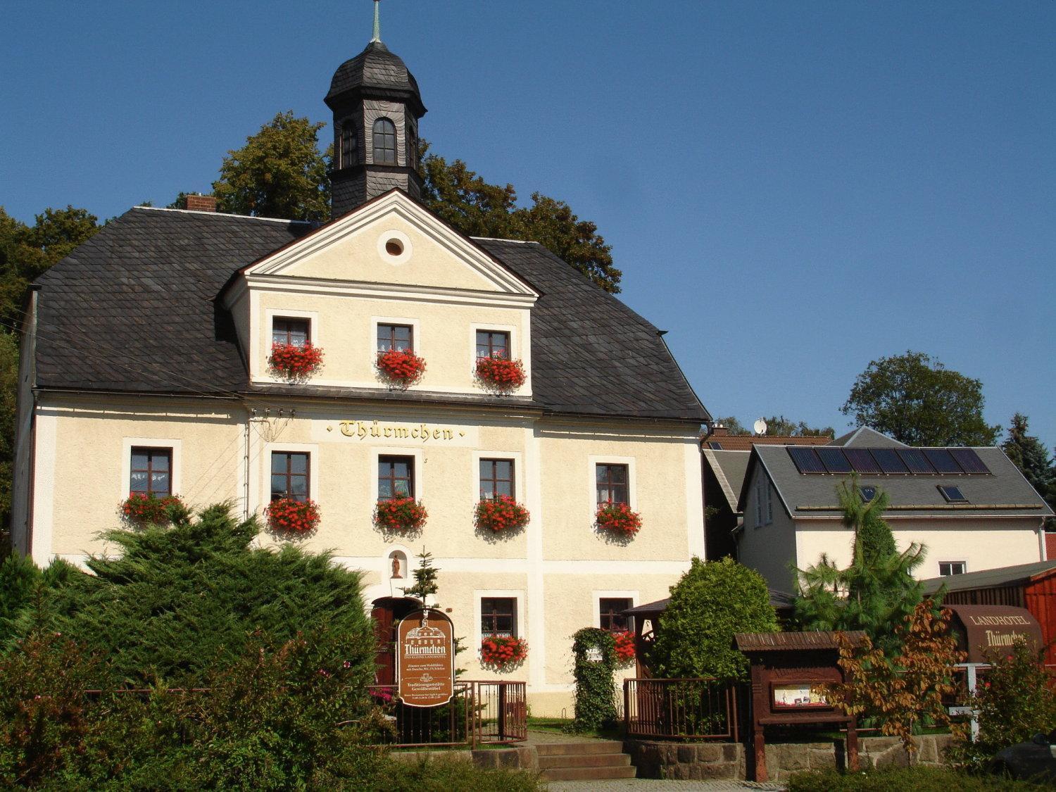 Landhotel Thuermchen Schirgiswalde-Kirschau Eksteriør billede